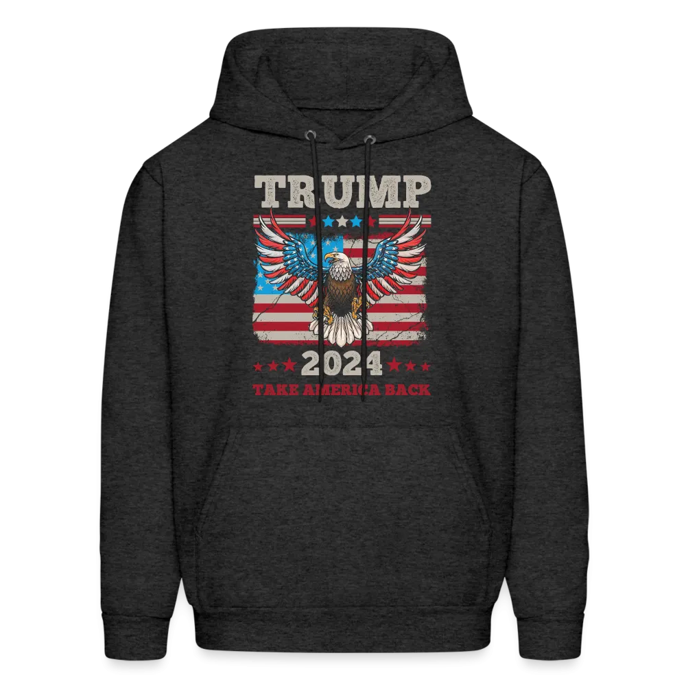 Trump 2024 Take America Back (Flag & Eagle) Hoodie