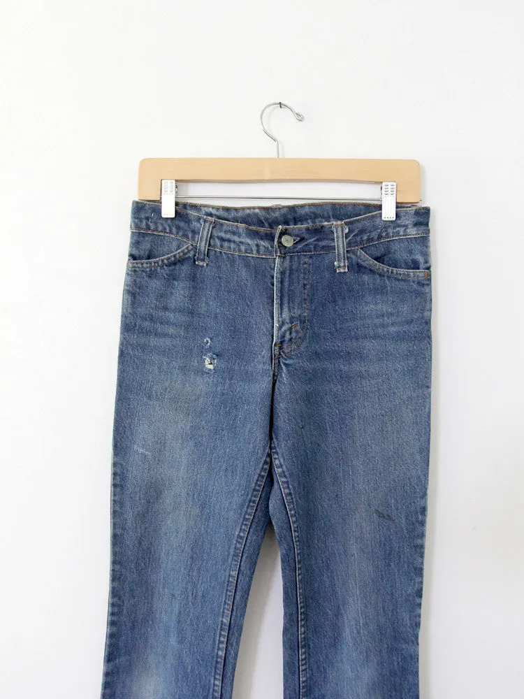 vintage Levis flare leg denim jeans, 28 x 33