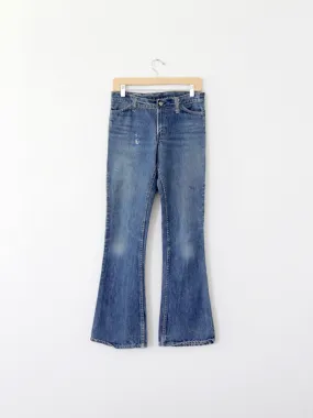 vintage Levis flare leg denim jeans, 28 x 33