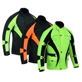 Warrior Gears®Motorcycle Jacket Men's Riding Textile Racing Motorbike Hi-Vis Jackets Bulls