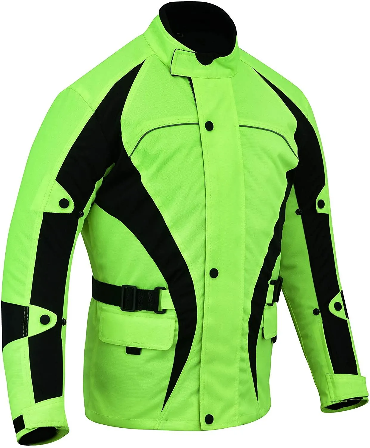 Warrior Gears®Motorcycle Jacket Men's Riding Textile Racing Motorbike Hi-Vis Jackets Bulls