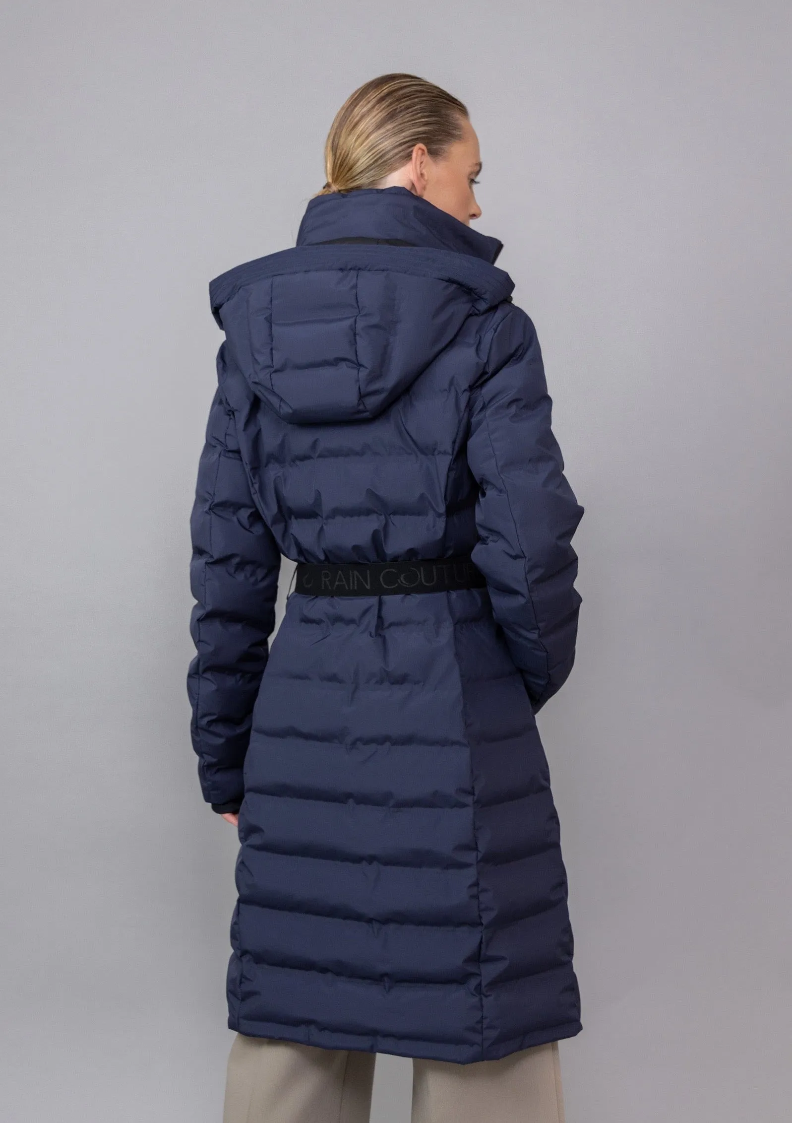 Waterproof Puffer Jacket  - True Navy