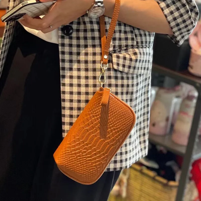 Women's Handbag New New Fashion Genuine Leather Handbag Women's Small Bag Clutch Bag Soft Leather Simple Mini Satchel