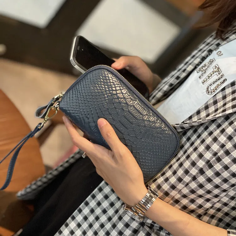 Women's Handbag New New Fashion Genuine Leather Handbag Women's Small Bag Clutch Bag Soft Leather Simple Mini Satchel