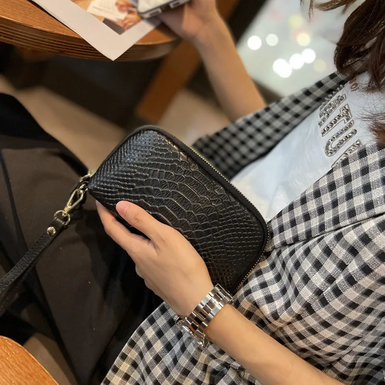 Women's Handbag New New Fashion Genuine Leather Handbag Women's Small Bag Clutch Bag Soft Leather Simple Mini Satchel