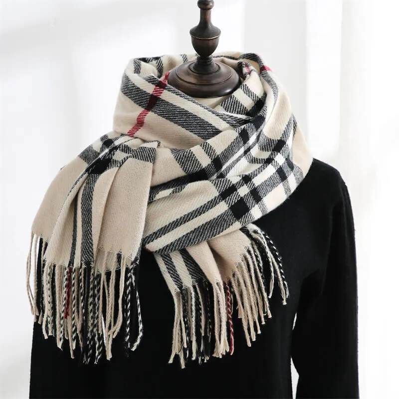 Women's Scarf Pashmina Shawls and Wraps for Winter Warm Long Large Scarves