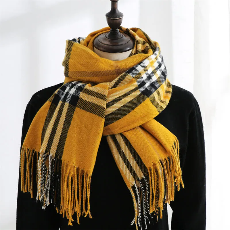 Women's Scarf Pashmina Shawls and Wraps for Winter Warm Long Large Scarves