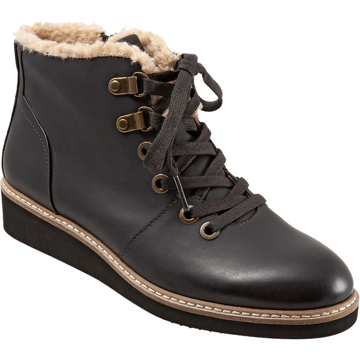 Women's Soft Walk Wilcox Black Leather