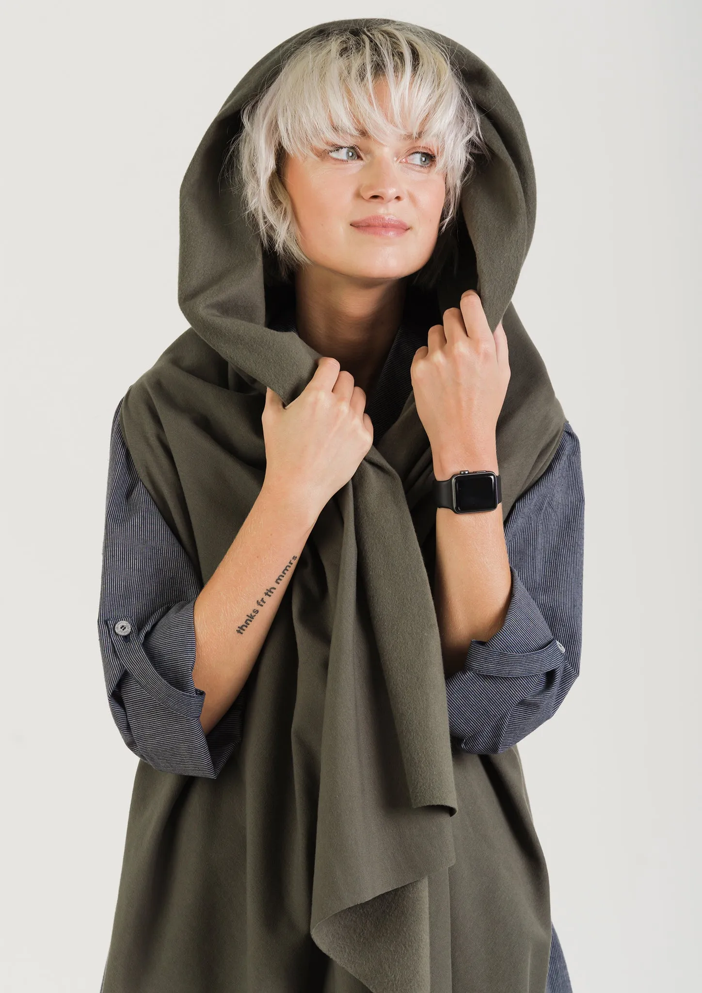 Wrap SEIS OPEN RI   Hemp SHIRT DRESS