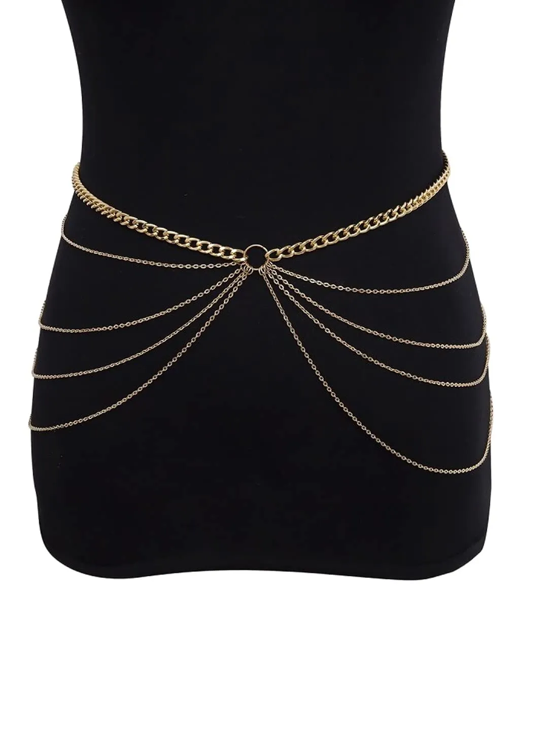 Yellow Chimes Waist Chain For Women Gold Plated Multilayer Waist Chain For Women and Girls